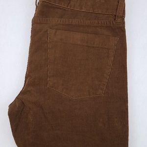 J Crew Womens Corduroy Pants 30R Brown Size Cotton
